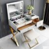 White Adjustable Dresser Set
