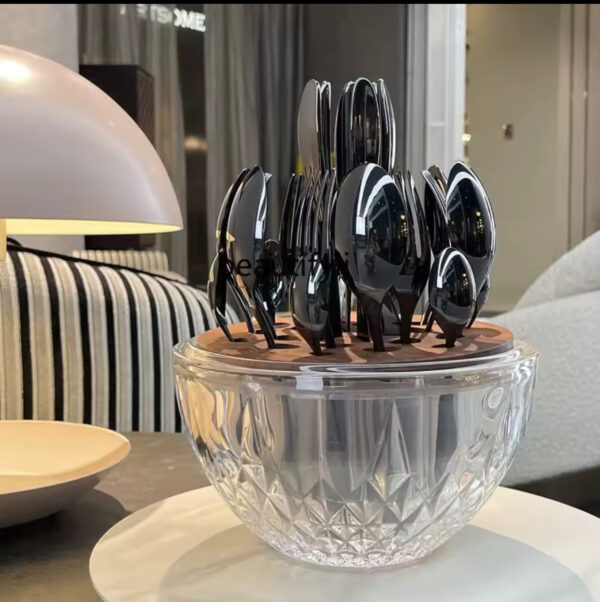 Crystal Cutlery Set