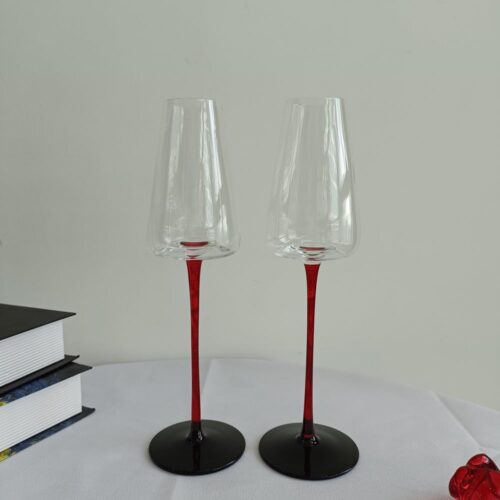 IMG_0530 Red Stem Champagne Glass New