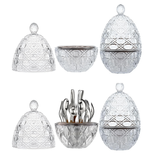 Glass egg cuttlery