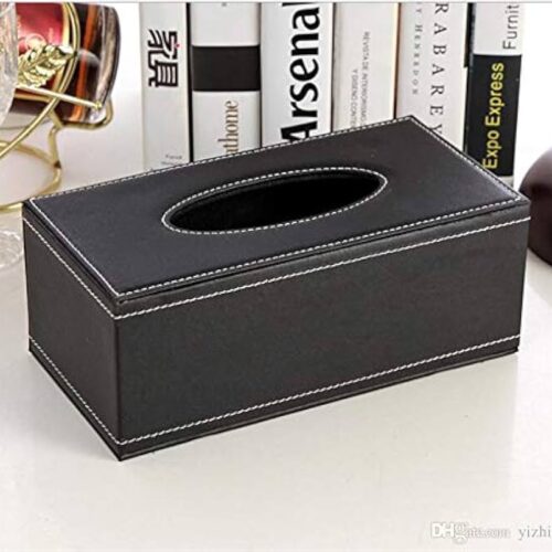 Leather tissue box - 2