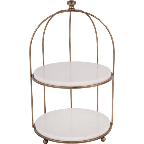 2 tier dessert stand
