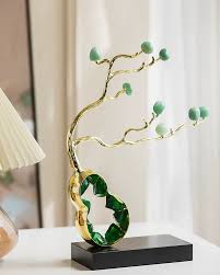 Green crystal guitar tree