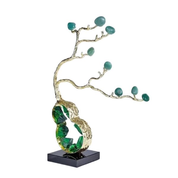 Green crystal guitar tree