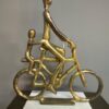 Bicycle Rider Sculpture