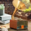 Vinatage glamophone bluetopth speaker