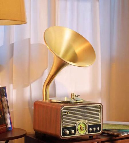 Vinatage glamophone bluetopth speaker