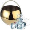Gold ice bucket