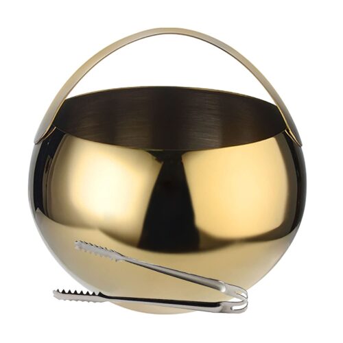 Gold ice bucket