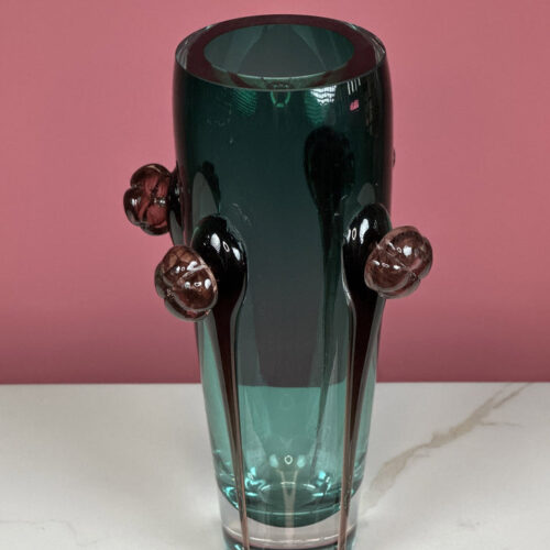 Aquatic Green Glass Vase- l/s