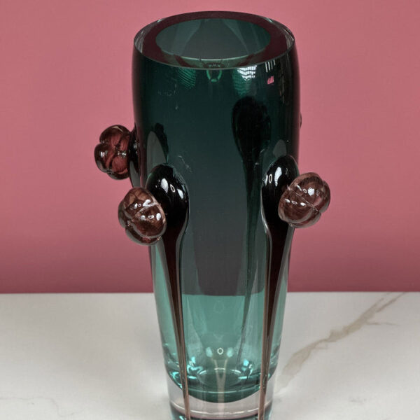 Aquatic Green Glass Vase- l/s