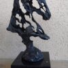 Metal Skeleton Horse Head