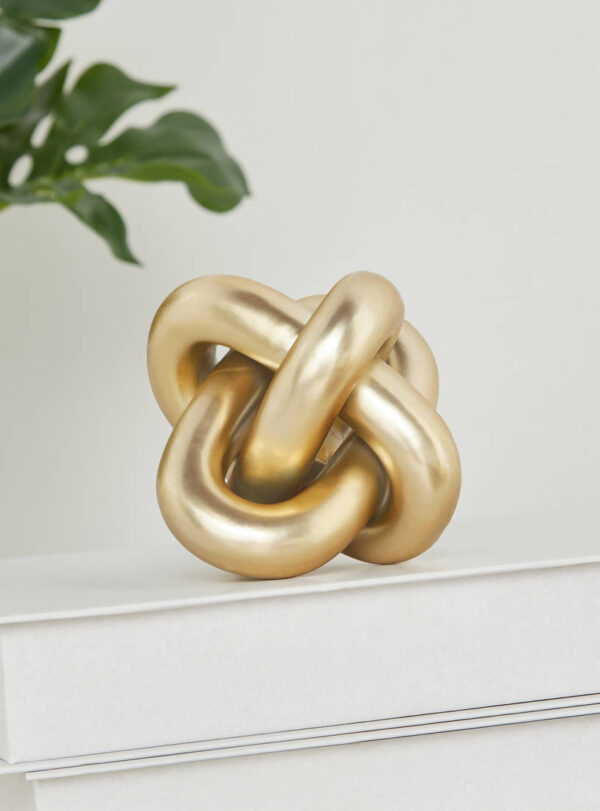 Gold Knot Decor Piece