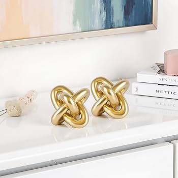 Gold Knot Decor Piece