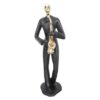 Black Saxophone Musician