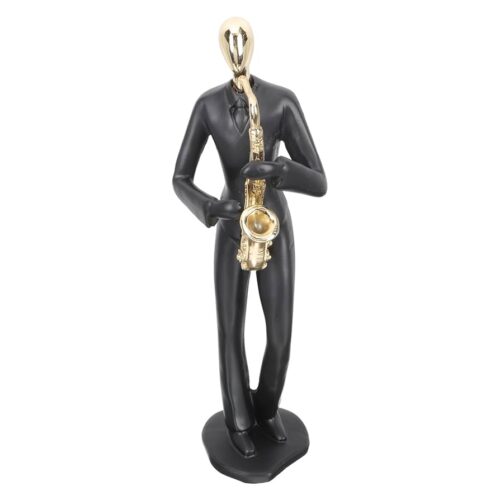Black Saxophone Musician