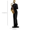 Black Saxophone Musician