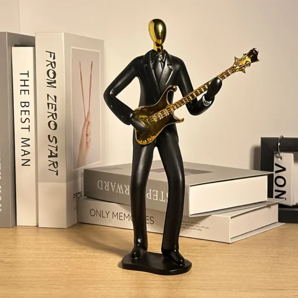 Black Guitar Musician