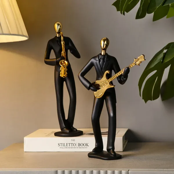Black Guitar Musician