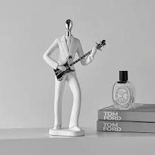 White Guitar Musician