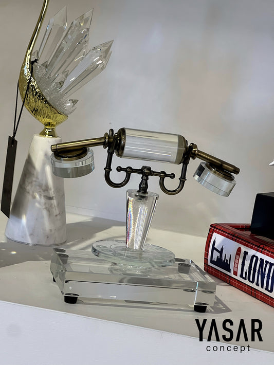 Crystal Telephone Decor Piece