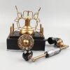 Gold And Black Antique Telephone