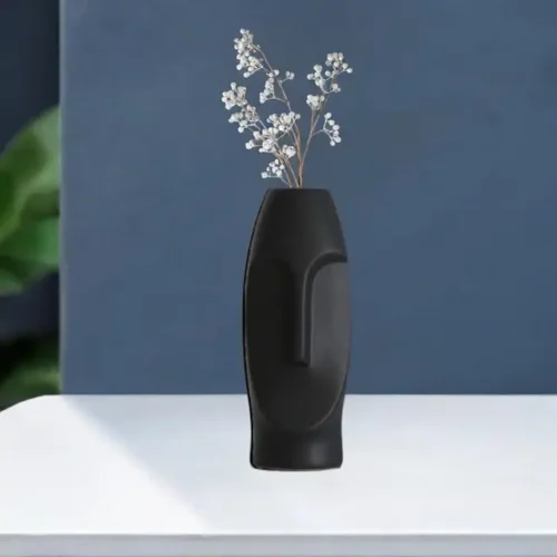 Ceramic Human Face Vase -Small