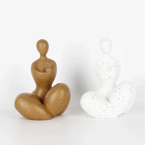 Meditating Woman With a Baby