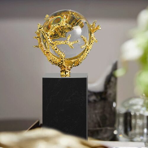 Golden Coral Orb