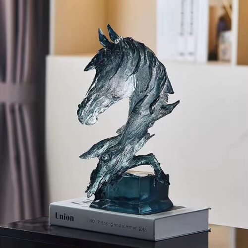 Crystal horse head