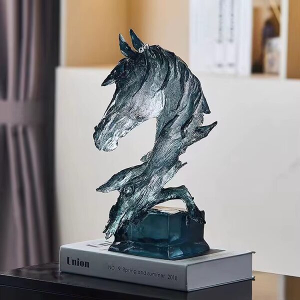 Crystal horse head