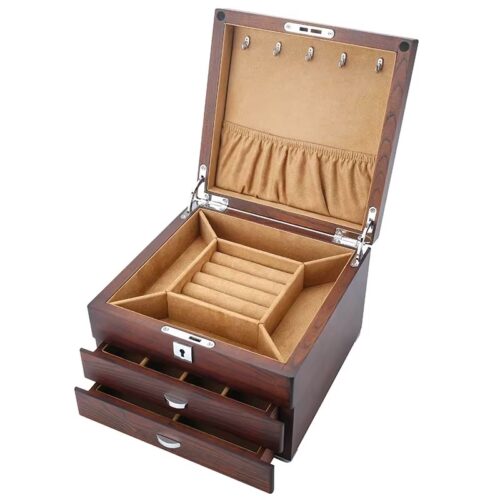 Middle parting jewellery box