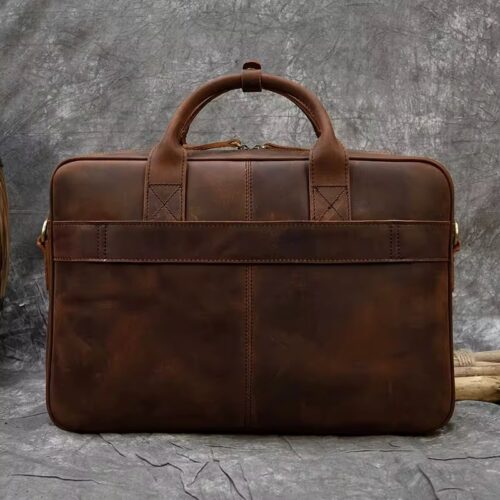 New leather laptop bag