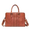 Brown laptop bag
