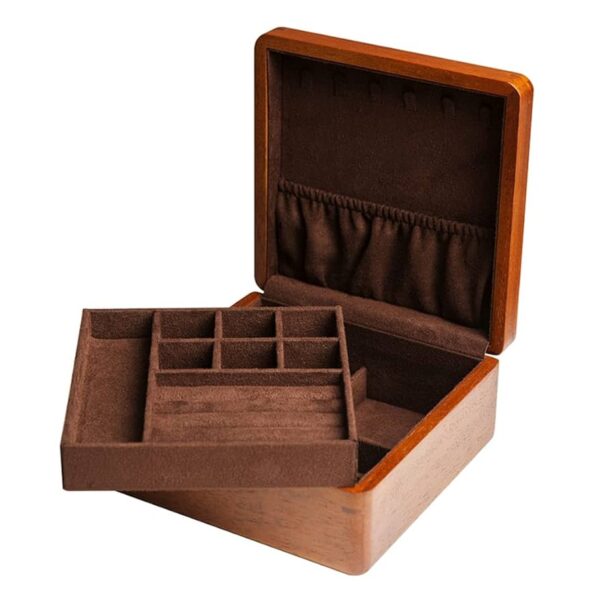 Small Jewelry Box With Necklace Hanger