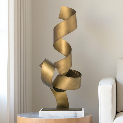 Twisted Ribbon Sculpture