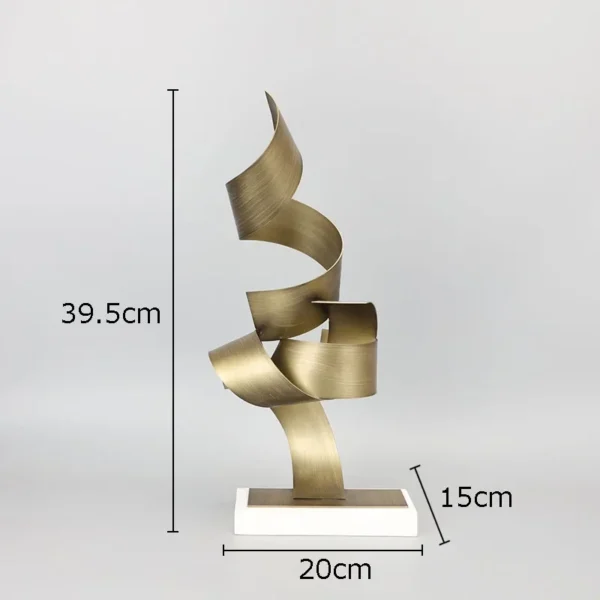 Twisted Ribbon Sculpture