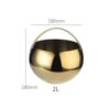 Gold ice bucket