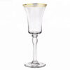 Gold Rim Wine Glass