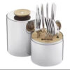 Stainless Steel Cutlery Set With Wooden Handle