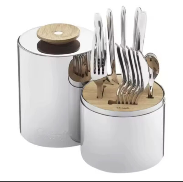 Stainless Steel Cutlery Set With Wooden Handle