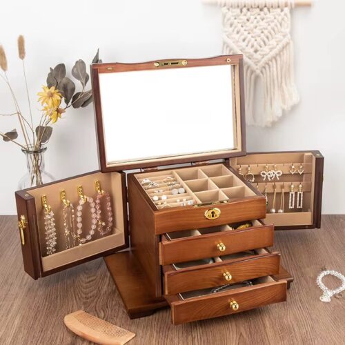Jewelry Box With Side Hanger
