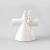 Triangle ceramic saving box