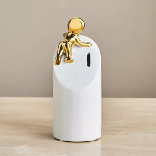 Slide ceramic savings box
