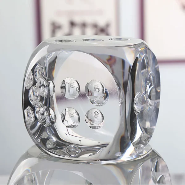 Crystal Die Decor Piece -Large