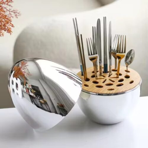 Egg Shaped Stainless Steel Cutlery Set