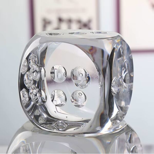 Crystal Die Decor Piece -Large