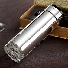 Glass water bottle