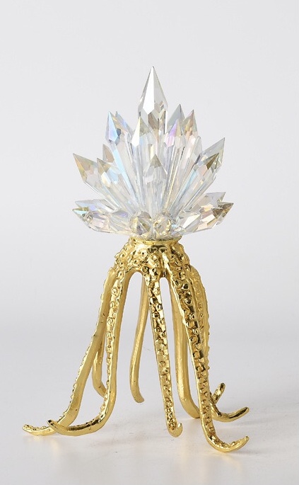Crystal Octopus Decor Piece