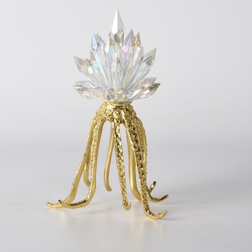 Crystal Octopus Decor Piece
